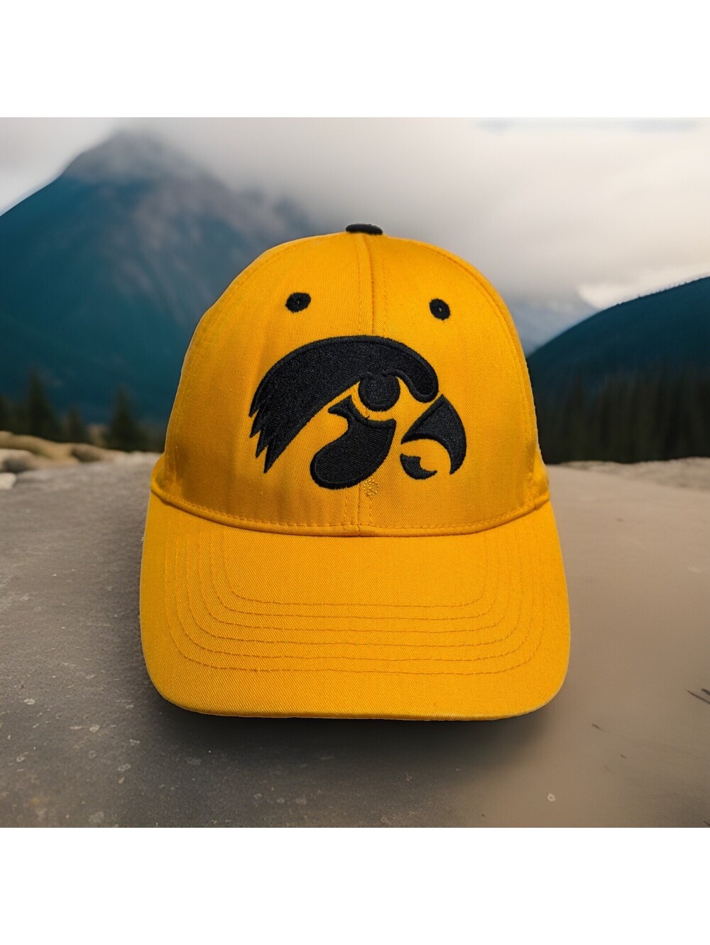 Iowa Hawkeyes Yellow Predator Bird NCAA College Game Day Football Baseball Hat